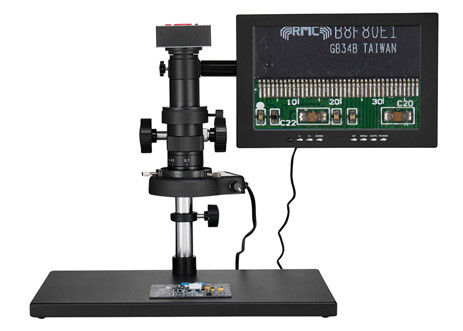 Kính hiển vi quang học video kỹ thuật số PCB 16MP tương thích với HDMI với màn hình LCD 10 inch