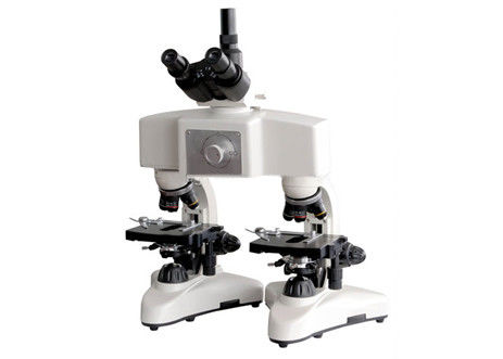 chất lượng  White Forensic Comparison Microscope 40X 100x Magnification Microscope nhà máy
