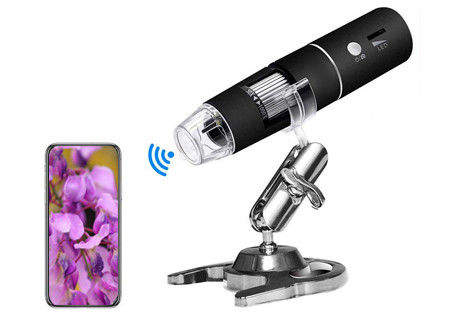 Kính hiển vi quang học kỹ thuật số quang học USB Wifi 1080P HD 2MP 1000X một mắt