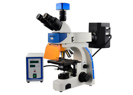 Kính hiển vi phòng thí nghiệm sinh học ba mắt Kính hiển vi huỳnh quang 40X 100X Epi