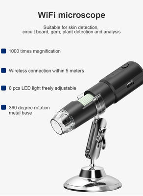 Kính hiển vi máy ảnh USB 1000X Wifi Electron 480P