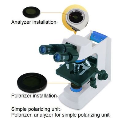Kính hiển vi sinh học phân cực trường tối phòng thí nghiệm ODM với thị kính 20mm