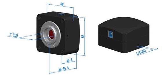 C Mount Microscope Usb 3.0 Cmos Camera Phần cứng ISP Độ phân giải đường ống video
